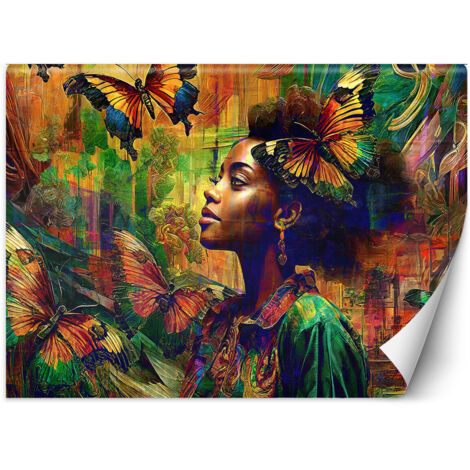 Papier peint Femme papillons Abstraction 350x245 (1/5)