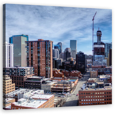 Tableau sur toile Bâtiment à New York City 30x30 (1/5)
