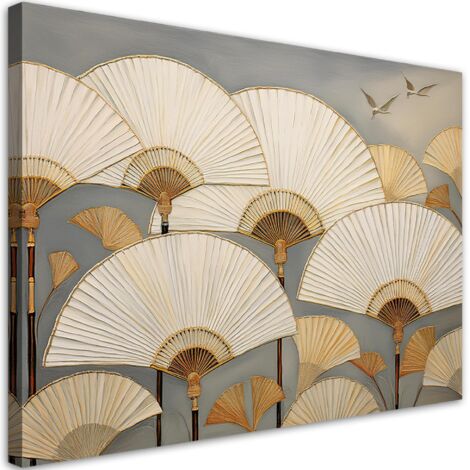 Tableau déco Éventail japonais 60x40 (1/5)
