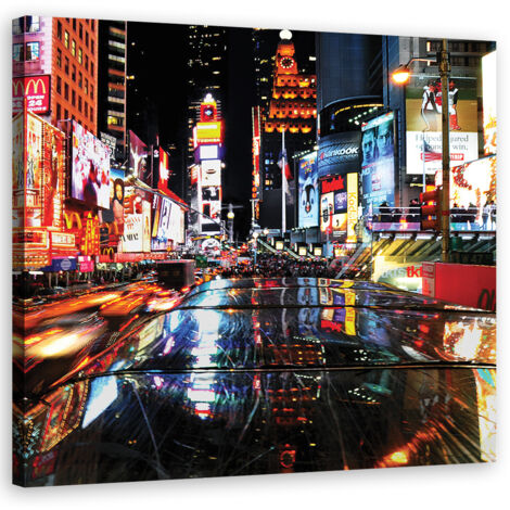 Tableau sur toile Times Square New York 50x50 (1/5)