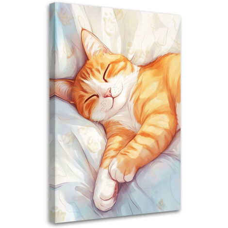 Tableau déco Chat Animal Abstraction 40x60 (1/5)