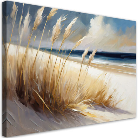 Tableau sur toile Tableau sur toile Paysage de dunes de mer 90x60 (1/5)