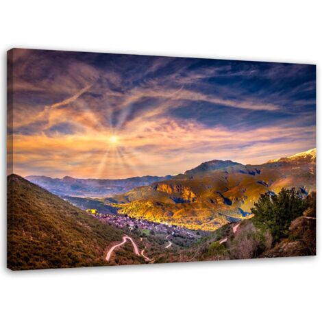 Tableau sur toile Montagne Paysage Nature 60x40 (1/5)