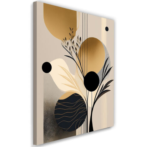 Tableau déco Abstraction Boho Gold Glamour 70x100 (1/5)