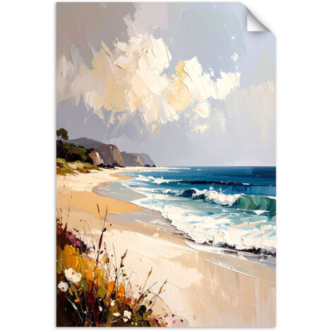 Poster autocollant Mer Plage Paysage marin 60x90 (1/3)