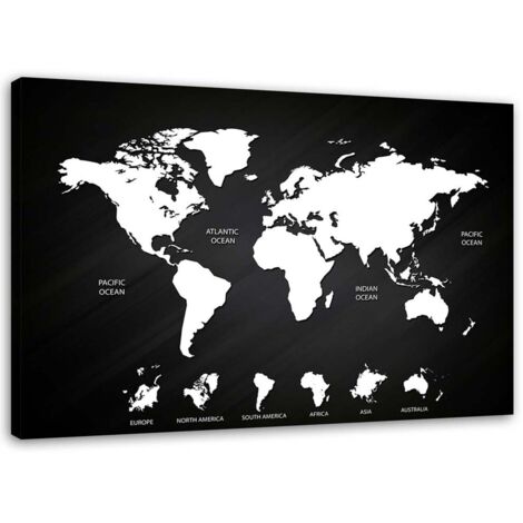 Tableau sur toile Cartes du monde Bureau 60x40 (1/5)