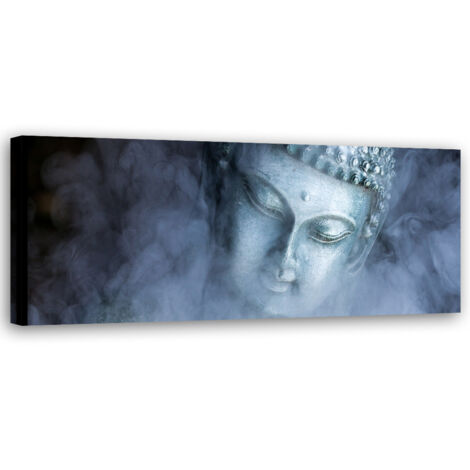 Tableau sur toile Statue de Bouddha Feng Shui 90x30 (1/5)