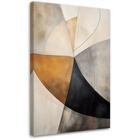 Tableau sur toile Composition boho moderne 40x60 (1/5)