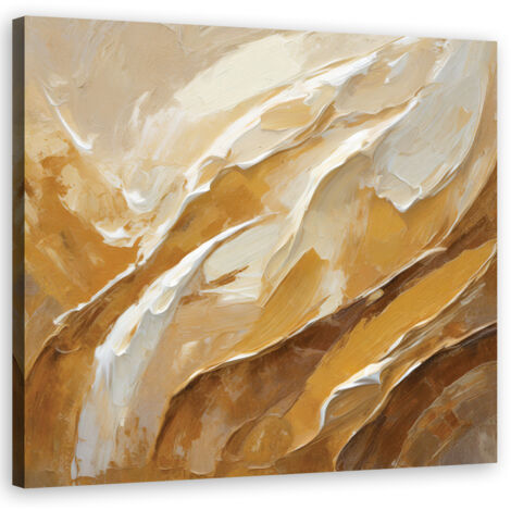 Tableau déco Beige Texture abstraite 50x50 (1/5)
