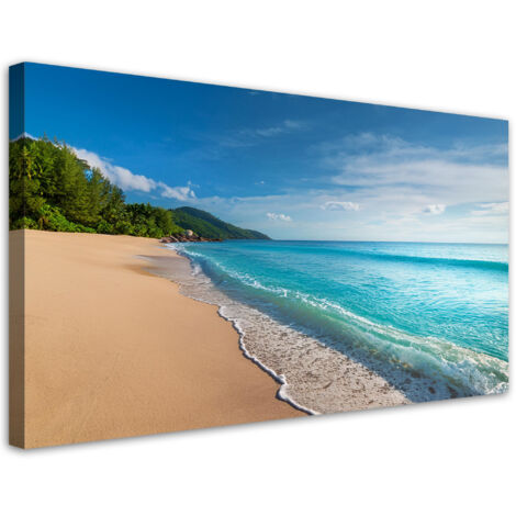 Tableau déco Plage tropicale Mer Paysage 100x50 (1/5)