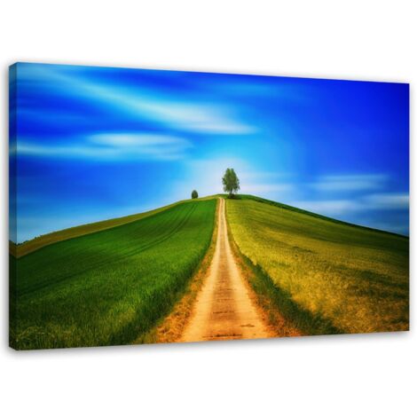 Tableau sur toile Nature Colline Paysage 60x40 (1/5)