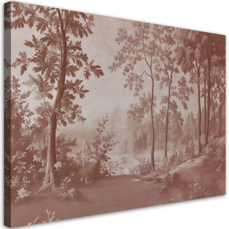 Tableau déco Arbres nature forêt 90x60 (1/5)