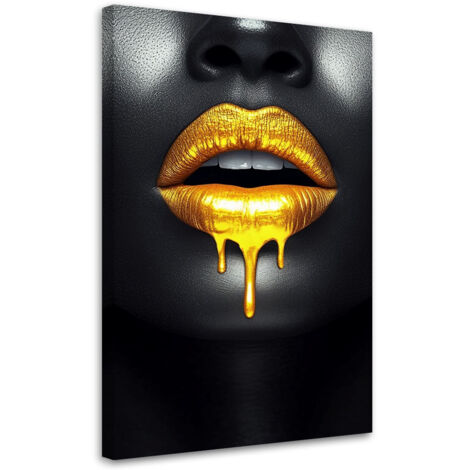 Tableau déco Femme Gold Glamour 70x100 (1/5)
