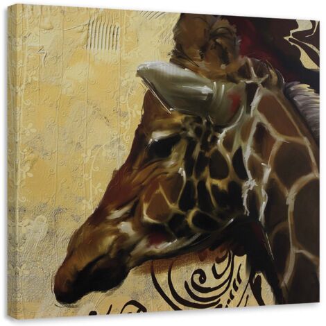Tableau déco Zèbre Animaux Nature 40x40 (1/5)