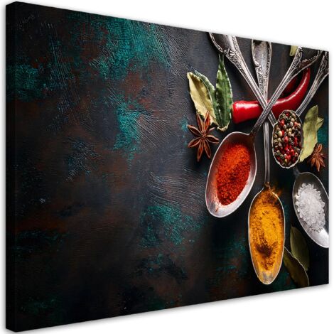 Tableau déco Épices dans la cuisine 90x60 (1/5)