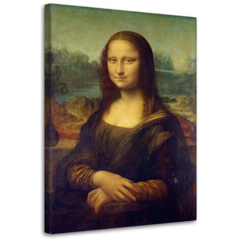 Image sur toile, Mona Lisa - Reproduction Da Vinci - 40x60
