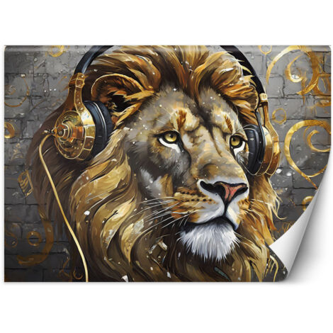 Papier peint Musique lion animaux 300x210 (1/5)