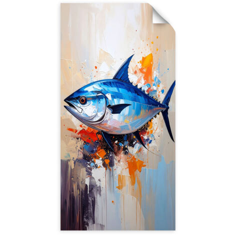 Poster autocollant Poisson Mer Océan Nature 100x200 (1/3)