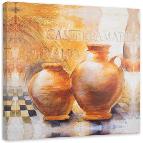 Tableau sur toile Nature morte Abstraction 40x40 (1/5)