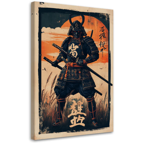 Tableau déco Samouraï japonais 40x60 (1/5)