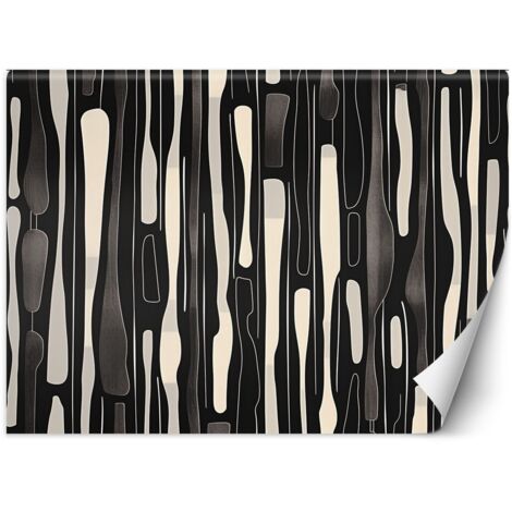 Papier peint Abstraction noir et blanc 450x315 (1/5)