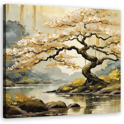 Tableau déco Japon Paysage Nature 60x60 (1/5)