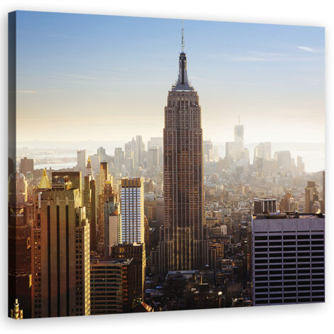 Tableau sur toile Panorama de la ville de New York 60x60 (1/5)