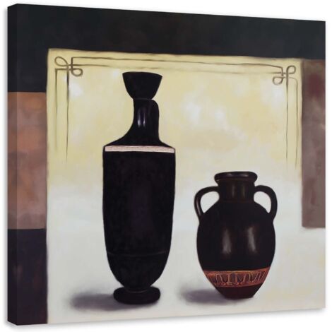 Tableau sur toile Nature morte Jarres 30x30 (1/5)