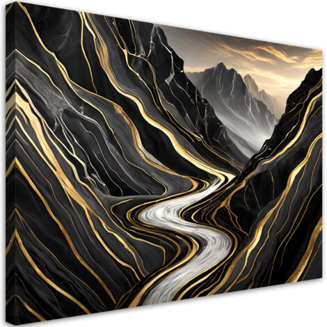 Tableau déco Paysage abstrait 90x60 (1/5)