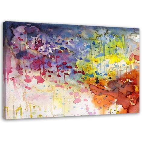 Image sur toile, Abstraction colorée - 60x40 (1/5)