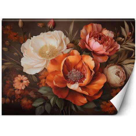 Papier peint Nature Botanicals Feuillage Fleurs 350x245 (1/5)