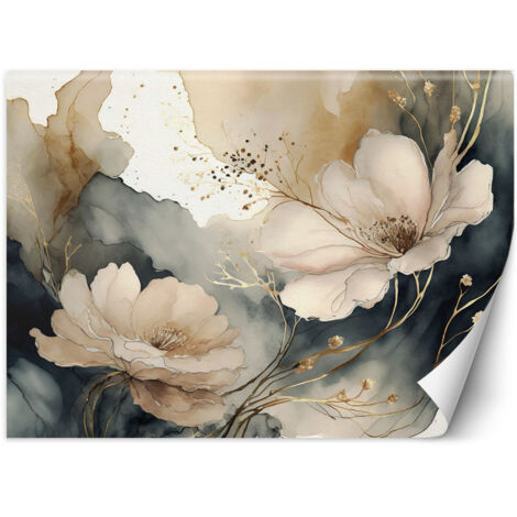 Papier peint Fleurs aquarelle abstraite 450x315 (1/5)