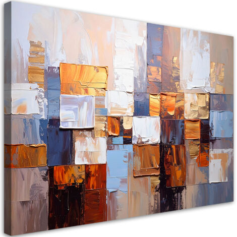 Tableau déco Imitation de peinture colorée 100x70 (1/5)