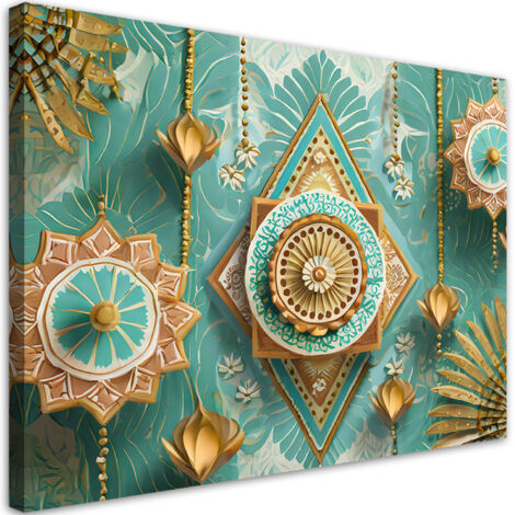 Tableau déco Mandala arabe oriental 60x40 (1/5)