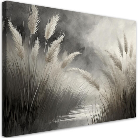 Tableau déco Roseau Nature Botanique 100x70 (1/5)
