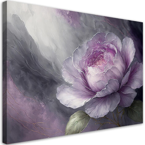 Tableau déco Fleur de pivoine abstraite 90x60 (1/5)