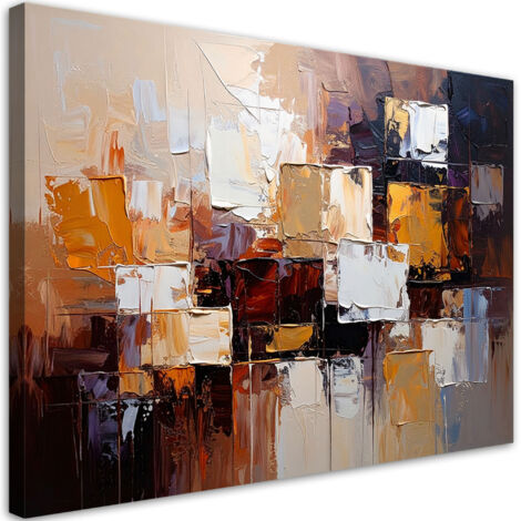 Tableau déco Abstraction brune 60x40 (1/5)