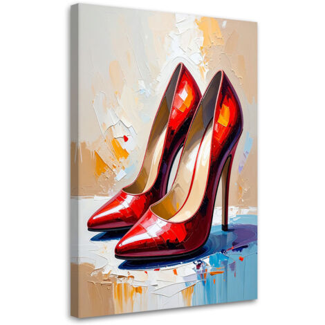 Tableau déco Talons hauts rouges 70x100 (1/4)