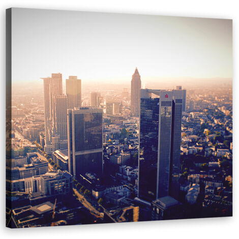 Tableau sur toile Panorama de la ville de New York 60x60 (1/5)