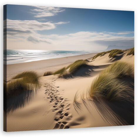 Tableau déco Plage Mer Dune 30x30 (1/5)