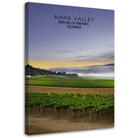 Tableau sur toile Paysage de la Napa Valley 40x60 (1/5)