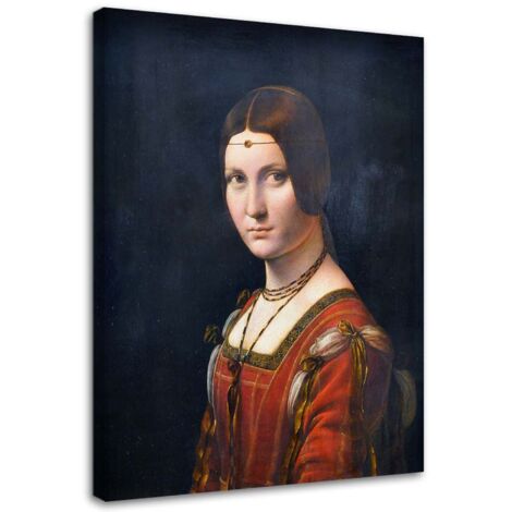 Tableau sur toile REPRODUCTION La Belle Feronierre- Da Vinci 40x60 (1/5)