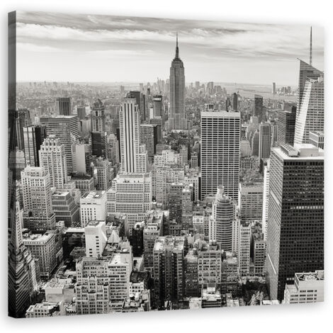 Tableau sur toile, Vue de Manhattan - 60x60 (1/5)