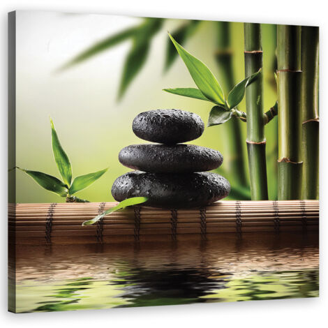 Tableau déco Pierres zen 30x30 (1/5)