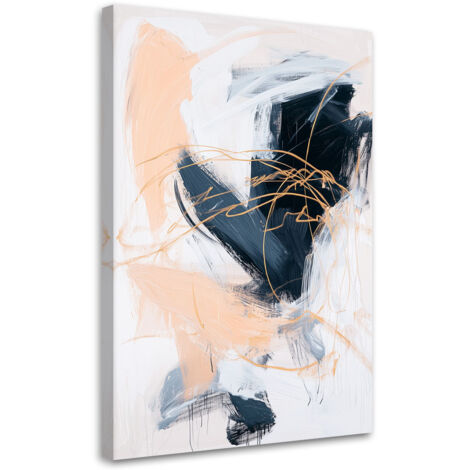 Tableau déco Abstraction moderne imitation peinture 40x60 (1/4)