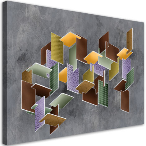 Tableau sur toile Puzzle 3D 100x70 (1/5)