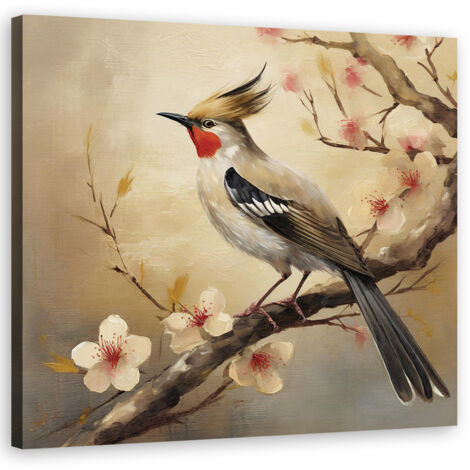Tableau déco Oiseaux Animaux Fleurs Nature 40x40 (1/5)