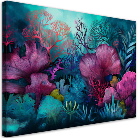 Tableau déco Récif corallien 60x40 (1/5)