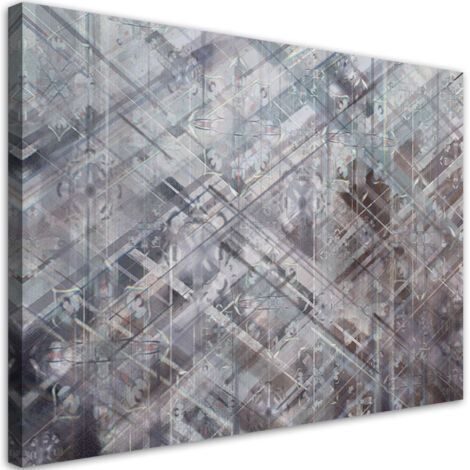 Tableau sur toile Formes géométriques abstraites 100x70 (1/5)