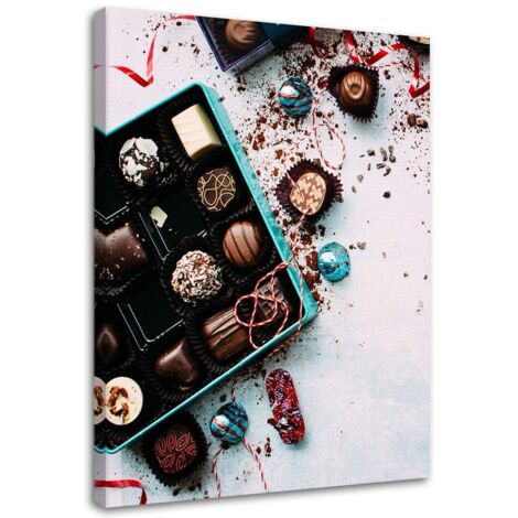 Tableau sur toile Gâteaux de bonbons 60x90 (1/5)
